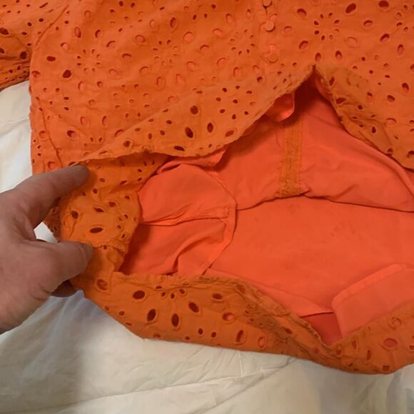 PRETTY GARDEN, XL, blouse, short sleeves,1/4 button down w/liner - Picture 14 of 16